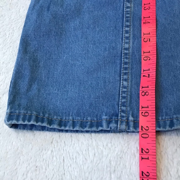 ⚡️SOLD⚡️Jessie Jeanswear Vintage Jean Front Buttons Skirt Women - Picture 7 of 8